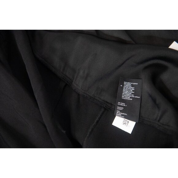 COS Jumpsuit Black Sleeveless Straight Leg Satin Womens Size 4 NEW - Picture 16 of 16